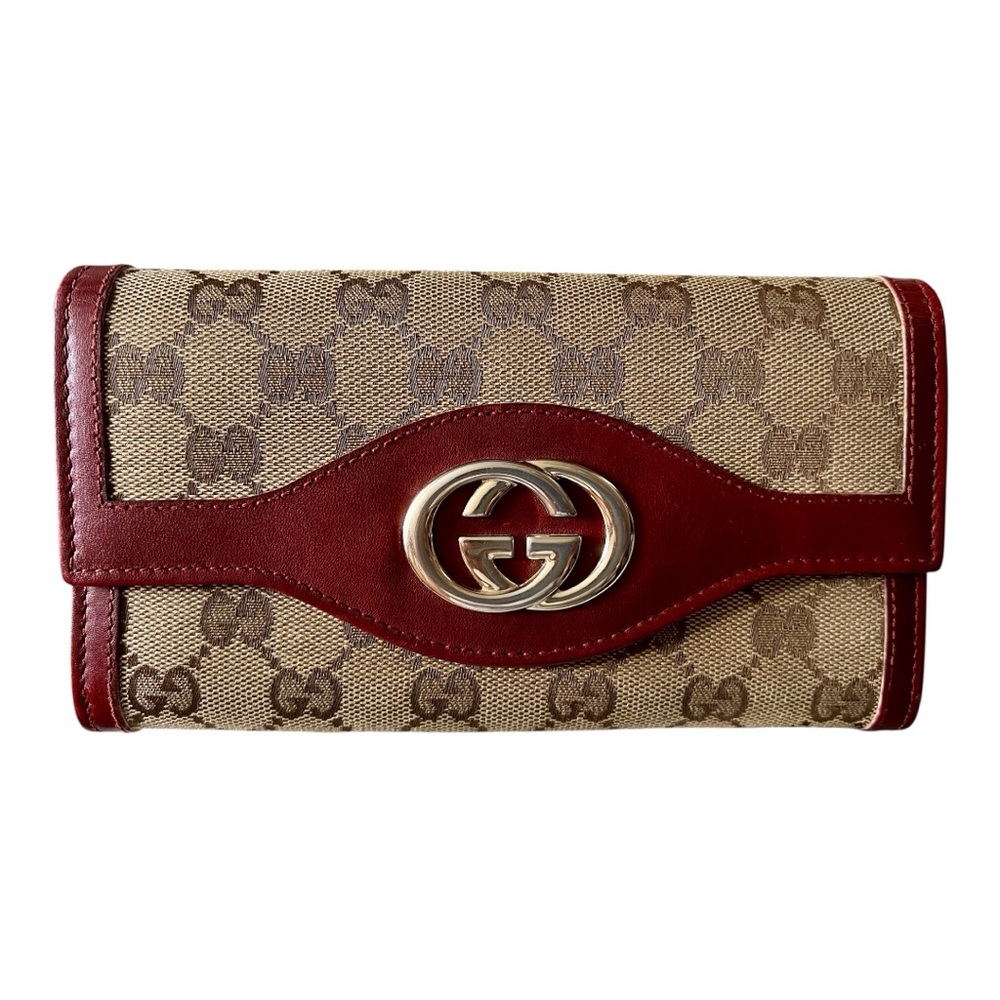 Gucci Beige and Red Women's Wallet